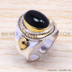 Black Onyx 925 Sterling Silver Ring (SJWR-177) Black Onyx 925 Sterling Silver Ring (SJWR-177)