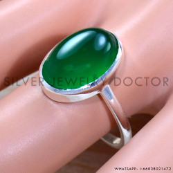Green Onyx 925 Sterling Silver Ring (SJWR-1771)