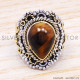Tiger Eye 925 Sterling Silver Ring (SJWR-178) Tiger Eye 925 Sterling Silver Ring (SJWR-178)