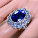 Sapphire 925 Sterling Silver Ring (SJWR-1783)