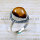 Tiger Eye 925 Sterling Silver Ring (SJWR-1796)