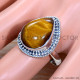 Tiger Eye 925 Sterling Silver Ring (SJWR-1796)
