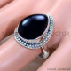 Black Onyx 925 Sterling Silver Ring (SJWR-1797)