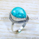 Turquoise 925 Sterling Silver Ring (SJWR-1799)