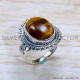 Tiger Eye 925 Sterling Silver Ring (SJWR-1801)