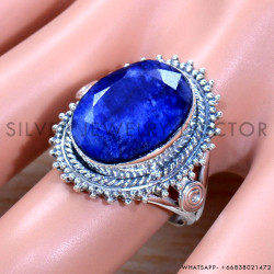 Sapphire 925 Sterling Silver Ring (SJWR-1803)