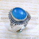 Chalcedony 925 Sterling Silver Ring (SJWR-1808)