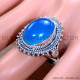 Chalcedony 925 Sterling Silver Ring (SJWR-1808)