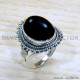 Black Onyx 925 Sterling Silver Ring (SJWR-1810)