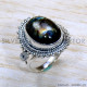 Labradorite 925 Sterling Silver Ring (SJWR-1814)