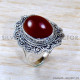 Carnelian 925 Sterling Silver Ring (SJWR-1815)