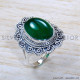 Green Onyx 925 Sterling Silver Ring (SJWR-1817)