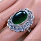 Green Onyx 925 Sterling Silver Ring (SJWR-1817)