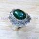 Malachite 925 Sterling Silver Ring (SJWR-1823)
