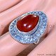 Carnelian 925 Sterling Silver Ring (SJWR-1828)