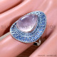 Rose Quartz 925 Sterling Silver Ring (SJWR-1836)