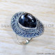 Black Rutile 925 Sterling Silver Ring (SJWR-1837)