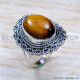 Tiger Eye 925 Sterling Silver Ring (SJWR-1847)