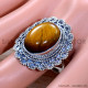 Tiger Eye 925 Sterling Silver Ring (SJWR-1847)