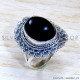 Black Onyx 925 Sterling Silver Ring (SJWR-1853)