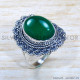 Green Onyx 925 Sterling Silver Ring (SJWR-1855)