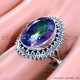 Mystic Topaz 925 Sterling Silver Ring (SJWR-1865)