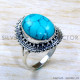 Turquoise 925 Sterling Silver Ring (SJWR-1867)