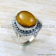 Tiger Eye 925 Sterling Silver Ring (SJWR-1868)