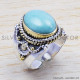 Larimar 925 Sterling Silver Ring (SJWR-187) Larimar 925 Sterling Silver Ring (SJWR-187)