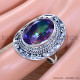 Mystic Topaz 925 Sterling Silver Ring (SJWR-1876)