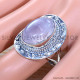 Rose Quartz 925 Sterling Silver Ring (SJWR-1877)