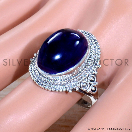 Amethyst 925 Sterling Silver Ring (SJWR-1880)
