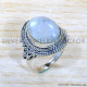 Rainbow Moonstone 925 Sterling Silver Ring (SJWR-1883)