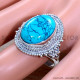 Turquoise 925 Sterling Silver Ring (SJWR-1886)