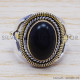 Black Onyx 925 Sterling Silver Ring (SJWR-189) Black Onyx 925 Sterling Silver Ring (SJWR-189)