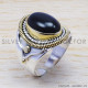 Black Onyx 925 Sterling Silver Ring (SJWR-189) Black Onyx 925 Sterling Silver Ring (SJWR-189)