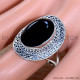 Black Onyx 925 Sterling Silver Ring (SJWR-1892)