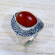 Carnelian 925 Sterling Silver Ring (SJWR-1900)