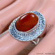 Carnelian 925 Sterling Silver Ring (SJWR-1900)