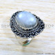 Rainbow Moonstone 925 Sterling Silver Ring (SJWR-1914)