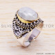 Rainbow Moonstone 925 Sterling Silver Ring (SJWR-192) Rainbow Moonstone 925 Sterling Silver Ring (SJWR-192)