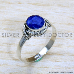 Sapphire 925 Sterling Silver Ring (SJWR-1920) Sapphire 925 Sterling Silver Ring (SJWR-1920)