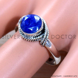 Sapphire 925 Sterling Silver Ring (SJWR-1920)