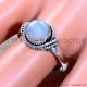 Rainbow Moonstone 925 Sterling Silver Ring (SJWR-1924)