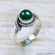 Malachite 925 Sterling Silver Ring (SJWR-1925)
