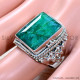 Emerald 925 Sterling Silver Ring (SJWR-1927)