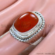 Carnelian 925 Sterling Silver Ring (SJWR-1939)