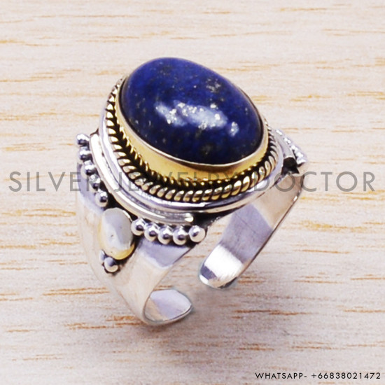 Lapis Lazuli 925 Sterling Silver Ring (SJWR-194) Lapis Lazuli 925 Sterling Silver Ring (SJWR-194)