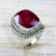 Ruby 925 Sterling Silver Ring (SJWR-1943)