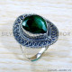 Emerald 925 Sterling Silver Ring (SJWR-1947)